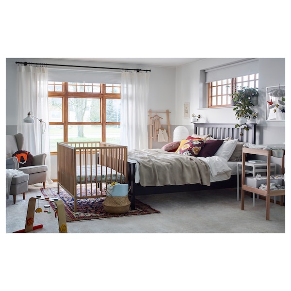 IKEA SNIGLAR Crib, beech, 27 1/2x52 in, Ikea Ireland | 0394UQEVT