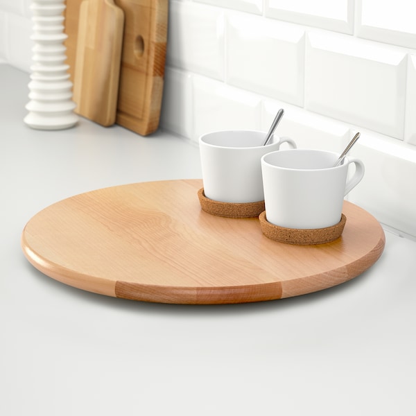 IKEA SNUDDA lazy Susan, rubberwood, 15 in, Ikea Ireland | 0914FVPDG