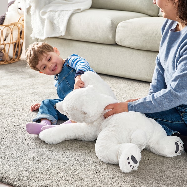 IKEA SNUTTIG soft toy, polar bear/white, Ikea Ireland | 7504HWEYF