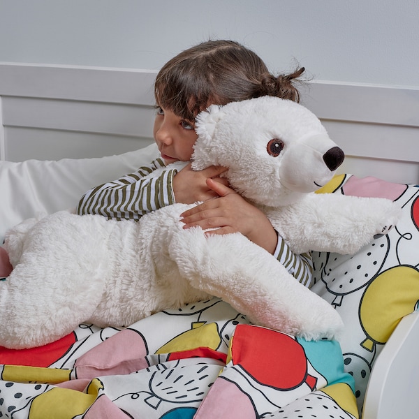 IKEA SNUTTIG soft toy, polar bear/white, Ikea Ireland | 7504HWEYF