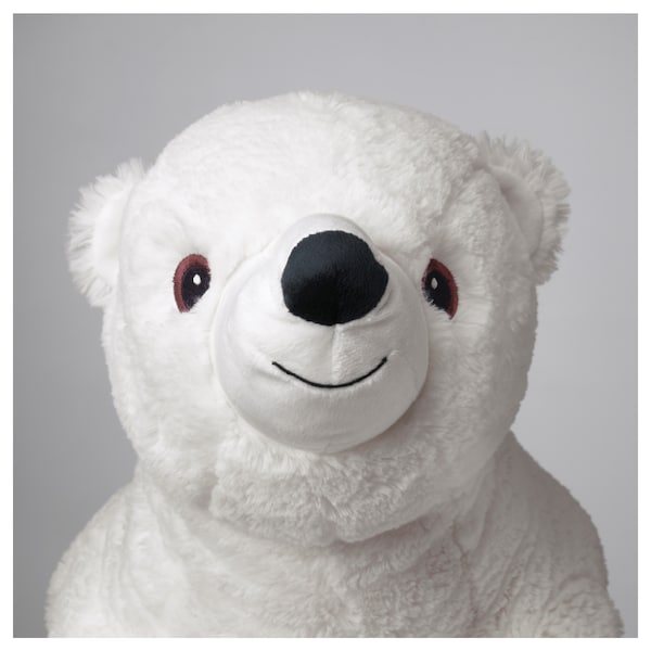 IKEA SNUTTIG soft toy, polar bear/white, Ikea Ireland | 7504HWEYF