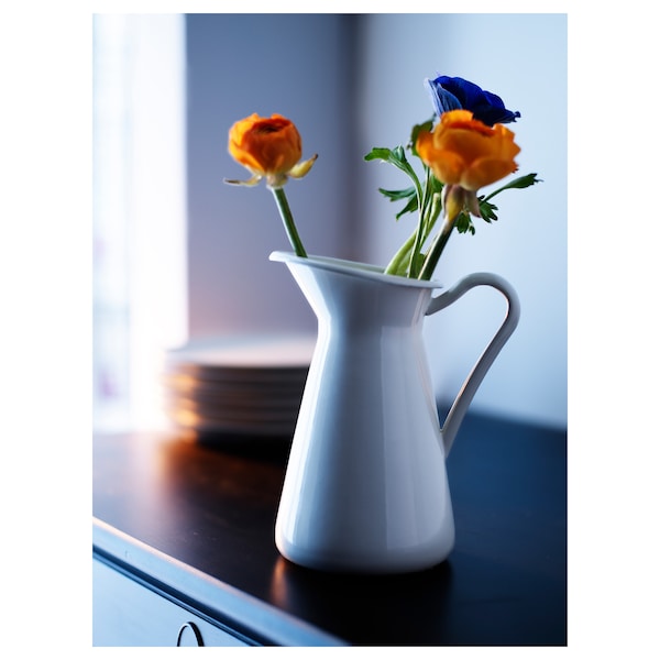 IKEA SOCKERÄRT vase/jug, 8 ¾ in White, Ikea Ireland | 4752JIKLS