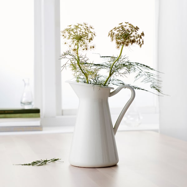 IKEA SOCKERÄRT vase/jug, 8 ¾ in White, Ikea Ireland | 4752JIKLS