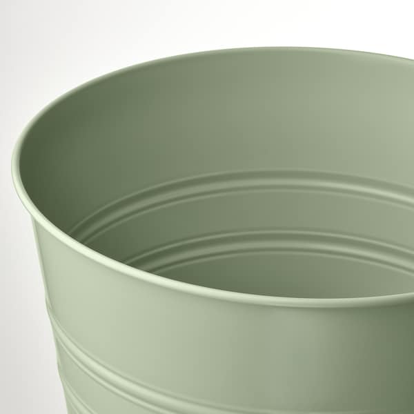 IKEA SOCKER plant pot, indoor/outdoor, 9 ½ in Light Green, Ikea Ireland | 0254MLKOP