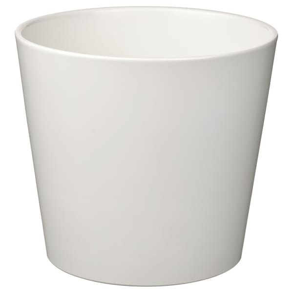IKEA SOJABÖNA plant pot, white, 9 ½ in, Ikea Ireland | 4736QEOIR