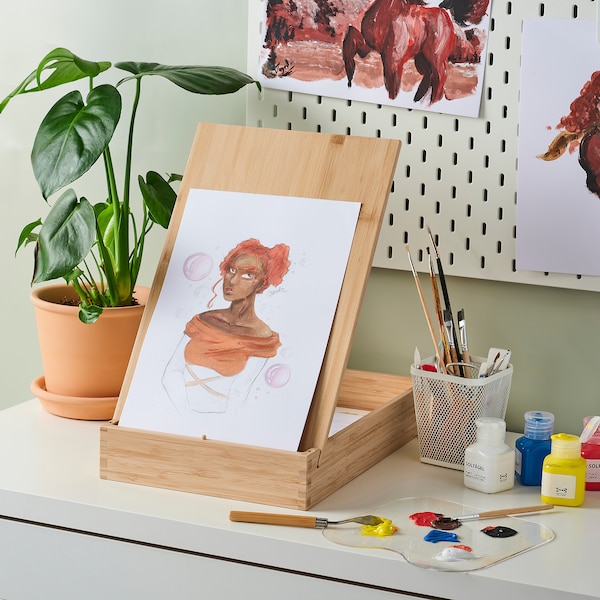 IKEA SOLFÅGEL 3-piece easel and accessories set, Ikea Ireland | 7198JVPKZ