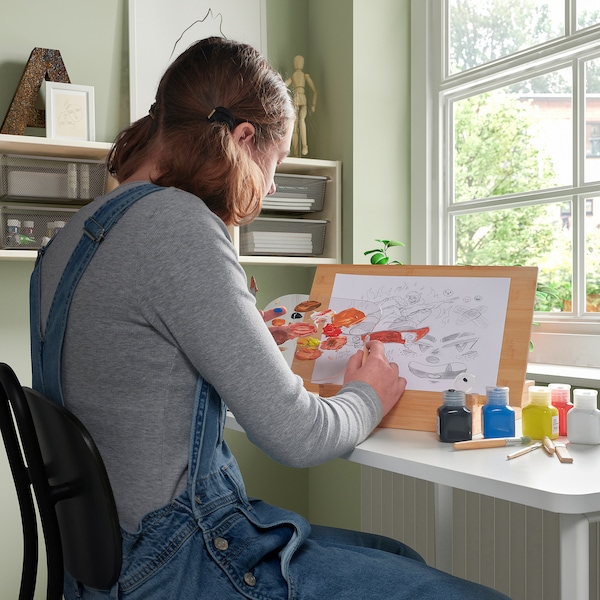 IKEA SOLFÅGEL 3-piece easel and accessories set, Ikea Ireland | 7198JVPKZ