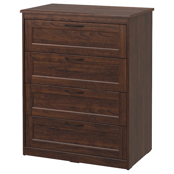 IKEA SONGESAND 4-drawer chest Dark Brown, Ikea Ireland | 8596UGYAV