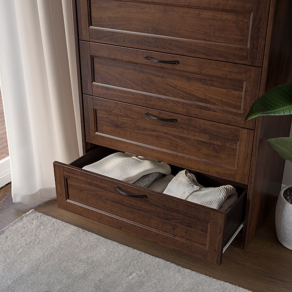 IKEA SONGESAND 6-drawer chest Dark Brown, Ikea Ireland | 6483WSZTV