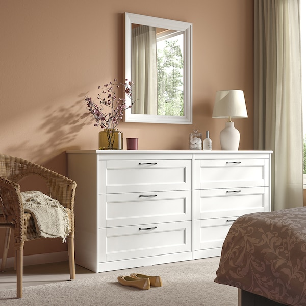 IKEA SONGESAND 6-drawer dresser White, Ikea Ireland | 1509IONUK
