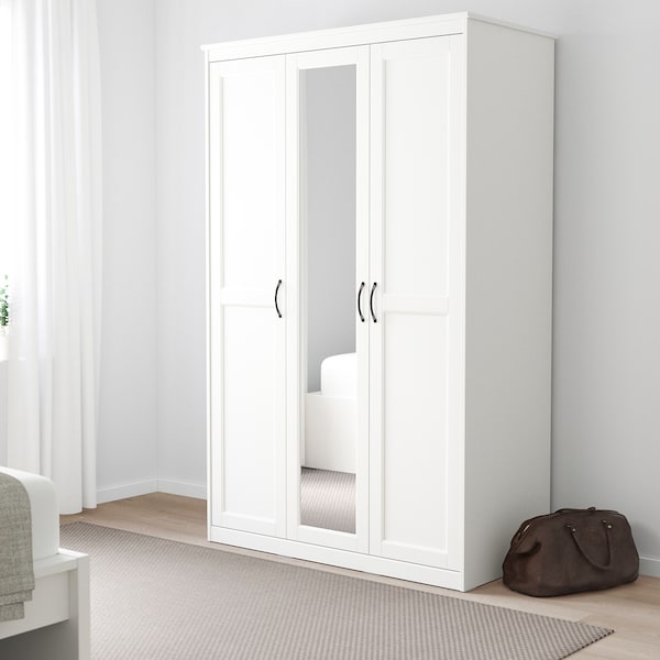 IKEA SONGESAND Wardrobe, 47 1/8x23 5/8x75 1/4 in White, Ikea Ireland | 6240NWYFV