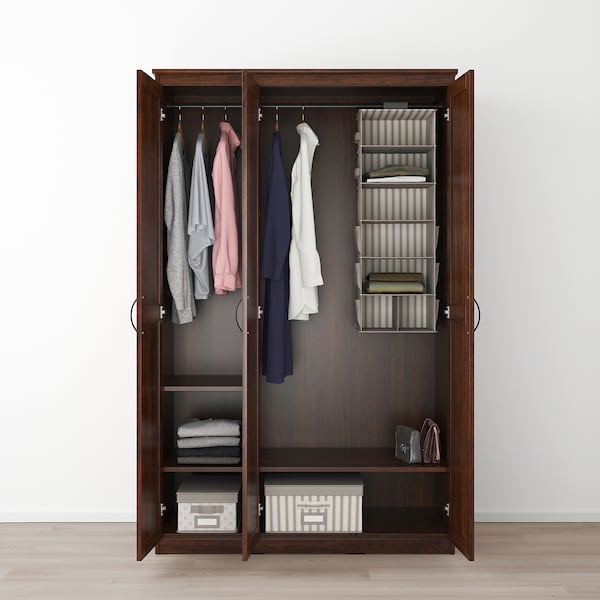 IKEA SONGESAND Wardrobe, 47 1/8x23 5/8x75 1/4 in Brown, Ikea Ireland | 9186OSBXA