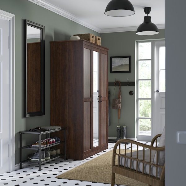 IKEA SONGESAND Wardrobe, 47 1/8x23 5/8x75 1/4 in Brown, Ikea Ireland | 9186OSBXA