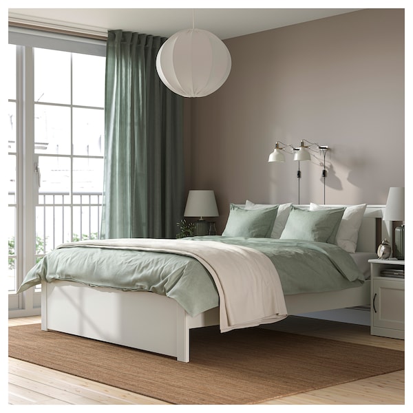 IKEA SONGESAND bed frame, Full/Double White / Luröy, Ikea Ireland | 6498WAGVZ