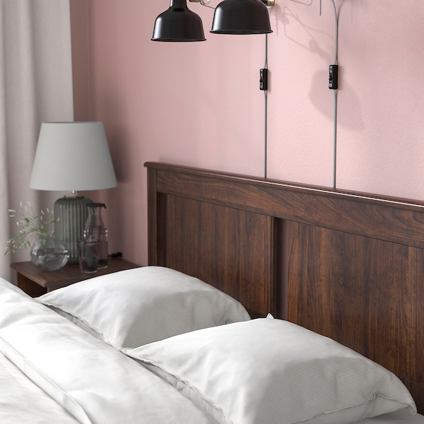 IKEA SONGESAND bed frame, Queen Brown / Luröy, Ikea Ireland | 5807WUTXK