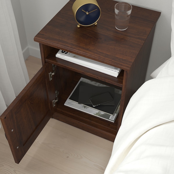 IKEA SONGESAND nightstand, 16 1/2x15 3/4 in Brown, Ikea Ireland | 6408AFJKI