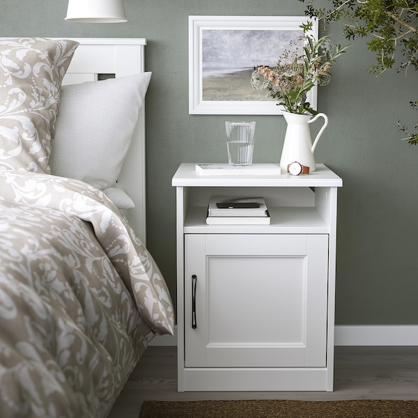 IKEA SONGESAND nightstand, 16 1/2x15 3/4 in White, Ikea Ireland | 4791ORQPS