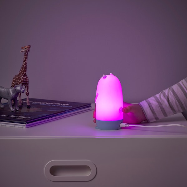 IKEA SPIKEN LED night light, otter-shaped multicolor, 5 in, Ikea Ireland | 3796KPTVS