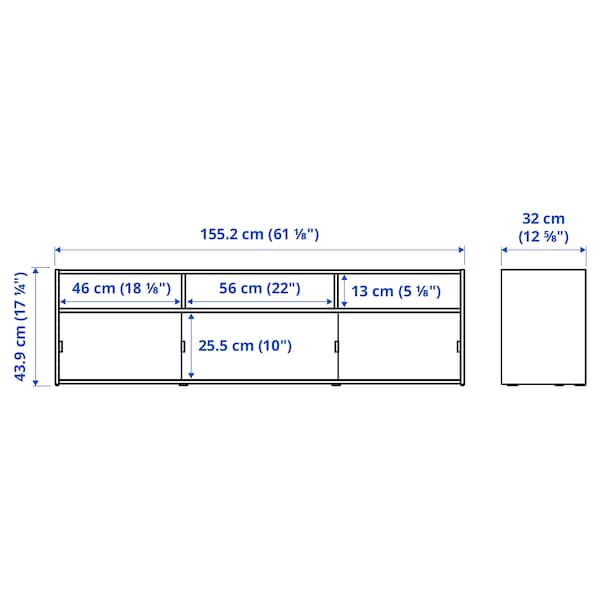 IKEA SPIKSMED TV storage combination, light gray, 91 1/2x12 5/8x38 in, Ikea Ireland | 3276OYAEC