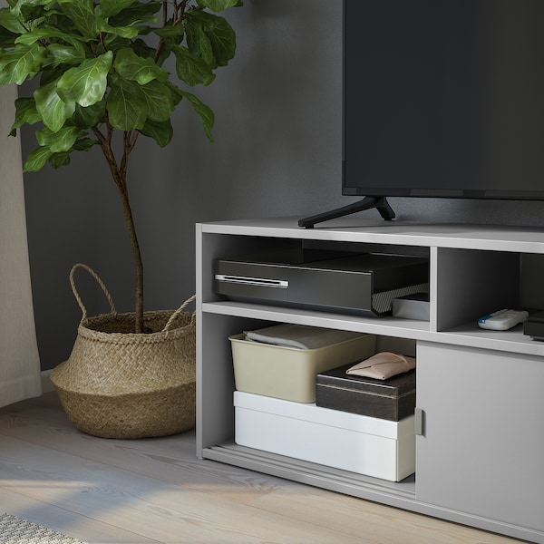 IKEA SPIKSMED TV unit, light gray, 38 1/4x12 5/8 in, Ikea Ireland | 4172IKBRY