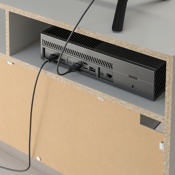 IKEA SPIKSMED TV unit, light gray, 38 1/4x12 5/8 in, Ikea Ireland | 4172IKBRY
