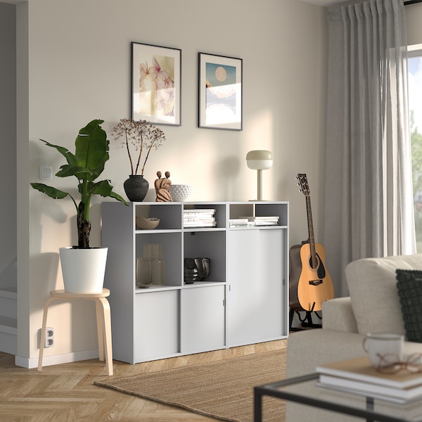 IKEA SPIKSMED cabinet combination, light gray, 53 7/8x12 5/8x38 in, Ikea Ireland | 5349BRWUY