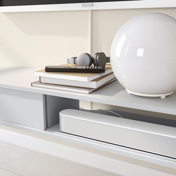 IKEA SPIKSMED media shelf, light gray, 46 1/8x12 5/8 in, Ikea Ireland | 0389SUOWR