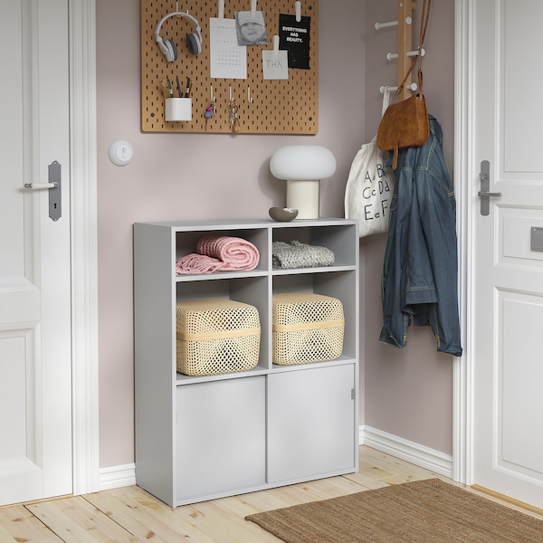IKEA SPIKSMED open shelf unit, light gray, 30 3/8x38x12 5/8 in, Ikea Ireland | 9385CYPNJ