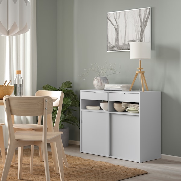 IKEA SPIKSMED sideboard, light gray, 38 1/4x15 3/4x31 1/4 in, Ikea Ireland | 4617TBMWN