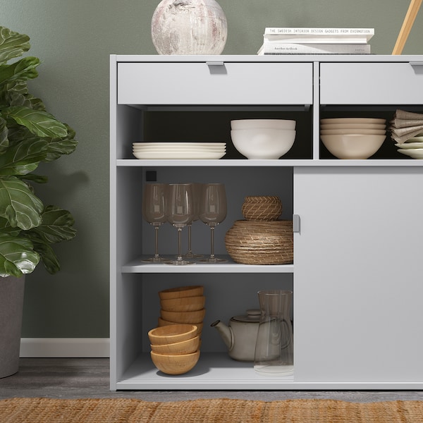 IKEA SPIKSMED sideboard, light gray, 38 1/4x15 3/4x31 1/4 in, Ikea Ireland | 4617TBMWN