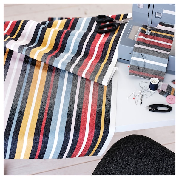IKEA SPJUTSPORRE pre-cut fabric, multicolor, 59x118 in, Ikea Ireland | 6310ZRLFI