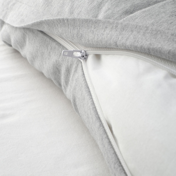 IKEA SPJUTVIAL duvet cover and pillowcase(s), Full/Queen (Double/Queen) Light Gray / Mélange, Ikea Ireland | 1652MFOLI