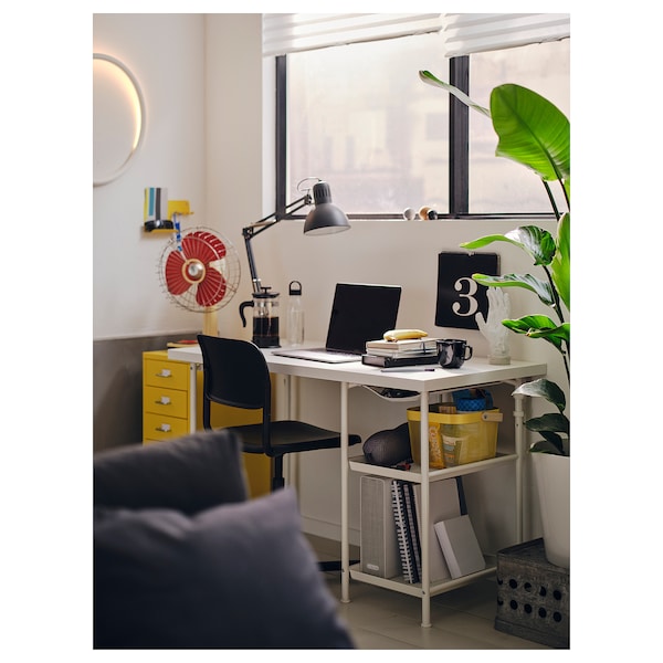 IKEA SPÄND table leg with storage, white, Ikea Ireland | 3704GKETA