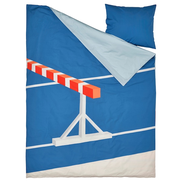 IKEA SPORTSLIG duvet cover and pillowcase(s), Twin Running Track, Ikea Ireland | 8413BSLWO