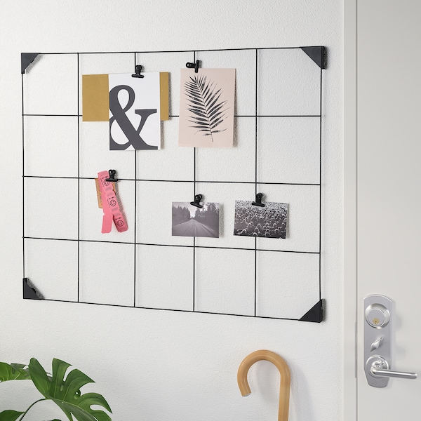 IKEA SÖSDALA memo board with clips, black, 23 ½x29 ½ in, Ikea Ireland | 9253AJUBM