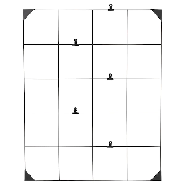 IKEA SÖSDALA memo board with clips, black, 23 ½x29 ½ in, Ikea Ireland | 9253AJUBM
