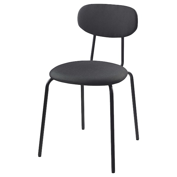 IKEA ÖSTANÖ chair Black Remmarn / Dark Gray, Ikea Ireland | 7036CGQRH