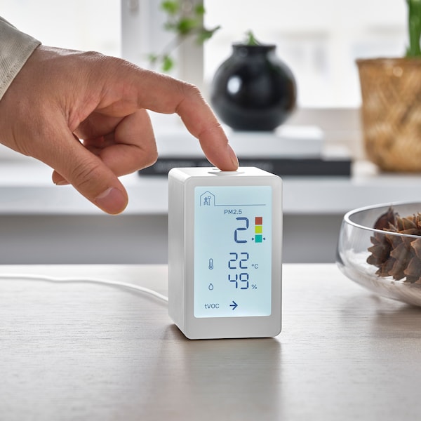 IKEA STARKVIND / VINDSTYRKA air purifier/air quality sensor Black / Smart, Ikea Ireland | 9072PQIWT