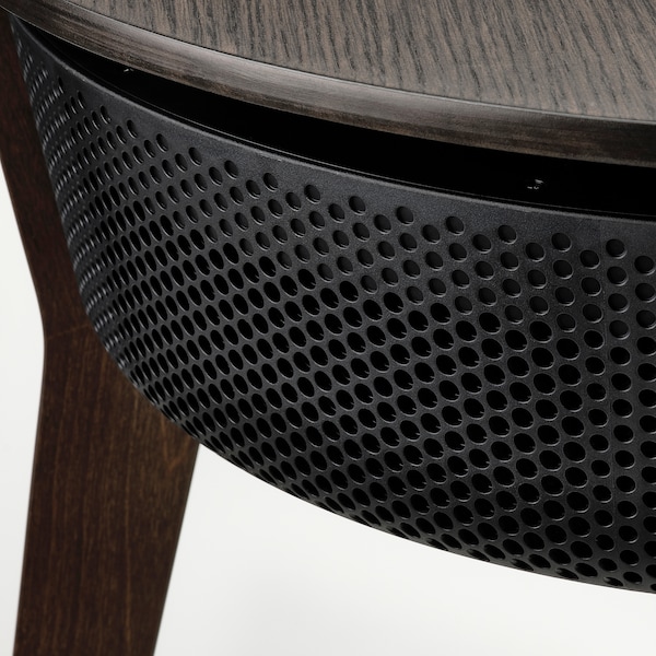 IKEA STARKVIND table with air purifier Additional Gas Filter Stained Oak Veneer / Dark Brown, Ikea Ireland | 5148WABTM