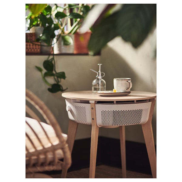IKEA STARKVIND table with air purifier Stained Oak Veneer / White Smart, Ikea Ireland | 0953USIGZ