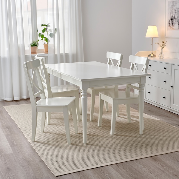 IKEA STARREKLINTE rug, flatwoven, 6'1 inx9'2 in Natural / Light Green, Ikea Ireland | 9543DYWOL