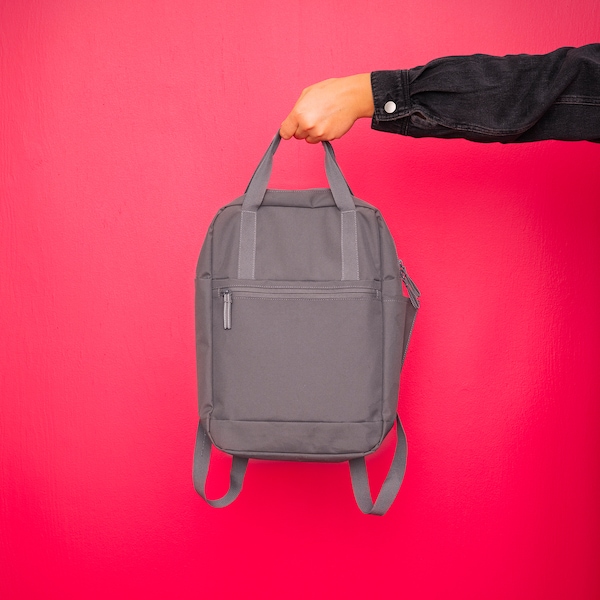 IKEA STARTTID backpack, 10 ¾x3 ½x15 in/3 gallon Gray, Ikea Ireland | 0314YBWOU