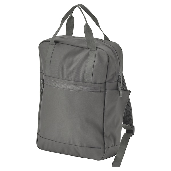 IKEA STARTTID backpack, 10 ¾x3 ½x15 in/3 gallon Gray, Ikea Ireland | 0314YBWOU