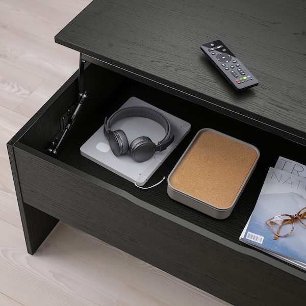 IKEA ÖSTAVALL adjustable coffee table, 35 3/8 in Black, Ikea Ireland | 3956MHATD