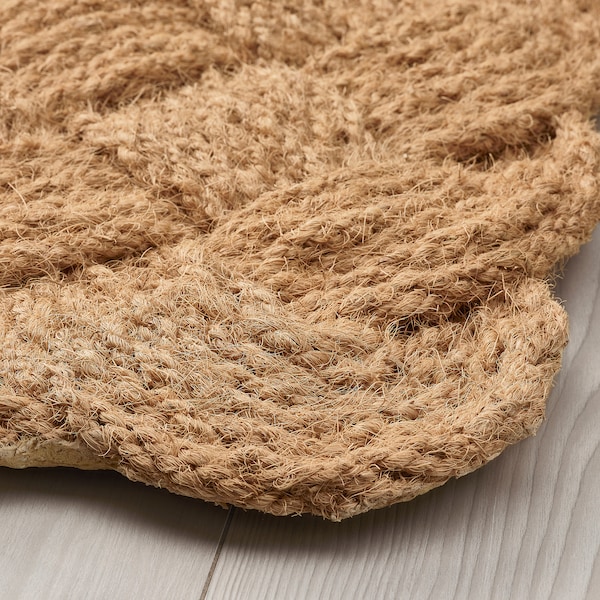 IKEA STAVREBY door mat, indoor, handmade/braided natural, 1'4 inx2'0 in Natural, Ikea Ireland | 3819QNFRB