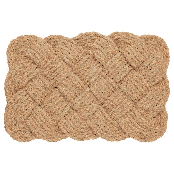 IKEA STAVREBY door mat, indoor, handmade/braided natural, 1\'4 inx2\'0 in Natural, Ikea Ireland | 3819QNFRB