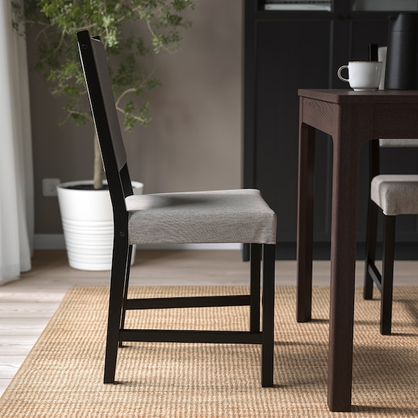IKEA STEFAN chair Brown / Black / Knisa Gray / Beige, Ikea Ireland | 5307LQKRU