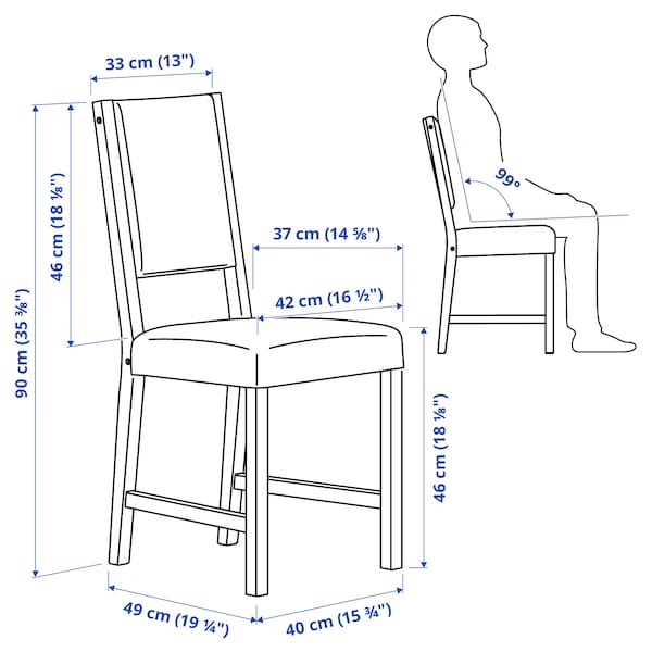 IKEA STEFAN chair Brown / Black / Knisa Gray / Beige, Ikea Ireland | 5307LQKRU