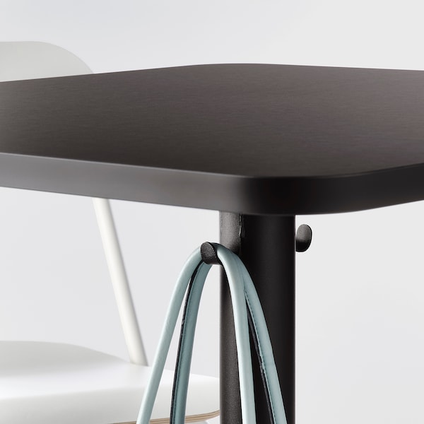 IKEA STENSELE bar table, anthracite/anthracite, 27 1/2x27 1/2 in, Ikea Ireland | 2869EKMDV