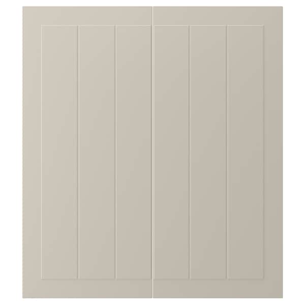 IKEA STENSUND 2-p door/corner base cabinet set, beige, 13x30 in, Ikea Ireland | 5973OYFPX